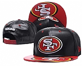 49ers Team Logo Black Adjustable Hat GS,baseball caps,new era cap wholesale,wholesale hats